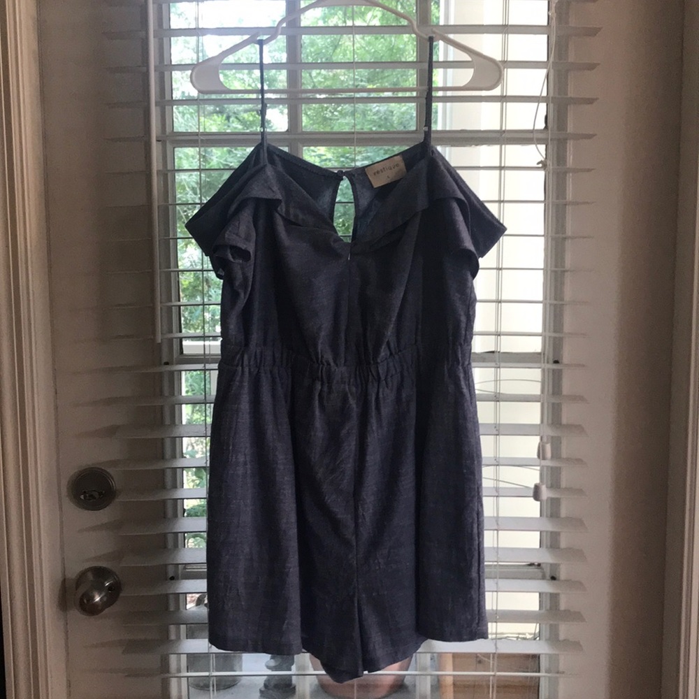 Denim Romper